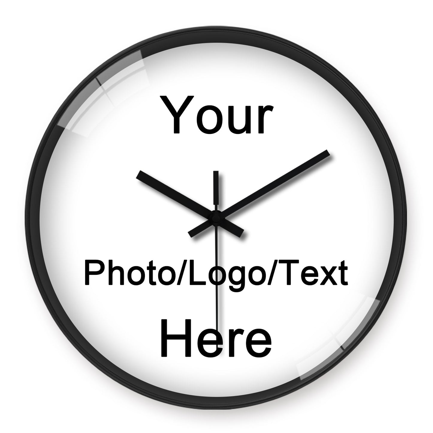 Custom Wall Clock – Upload Your Own Design