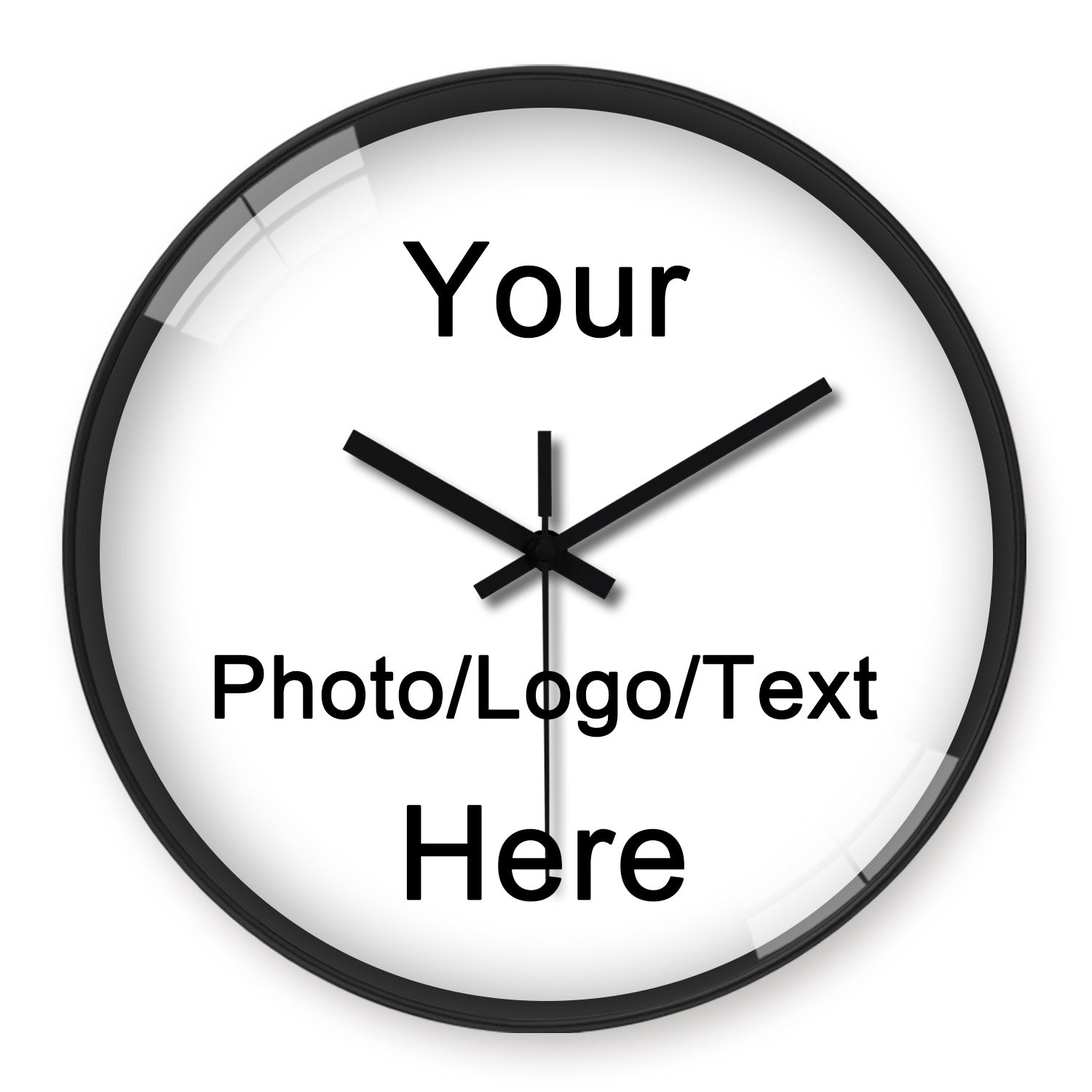 Custom Wall Clock – Upload Your Own Design