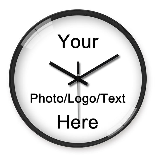 Custom Wall Clock – Upload Your Own Design