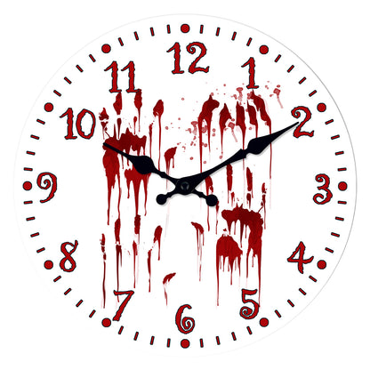 Halloween Vampire Wall Clock Nightmare Before Christmas Clock Non Ticking Decorative for Bedroom Kitchen Living Room School