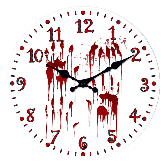 Halloween Vampire Wall Clock Nightmare Before Christmas Clock Non Ticking Decorative for Bedroom Kitchen Living Room School