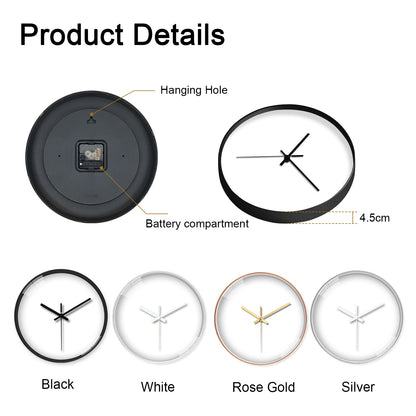 Custom Wall Clock – Upload Your Own Design