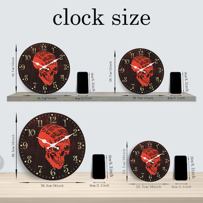 Orologio da parete decorativo senza ticchettio per la notte di Halloween, stile Nightmare Before Christmas, per camera da letto, cucina, soggiorno, scuola