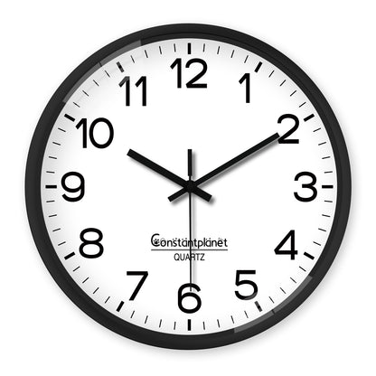 [Size] – Constantplanet plastic wall clocks are available in 8, 10, and 12-inch sizes to perfectly fit any wall space in your home or office.

[Material] – Made from high-quality plastic with clear, vibrant printing and durable metal hands. Lightweight yet sturdy, designed for long-lasting use.

[Quiet] – Features a silent, non-ticking quartz movement that ensures a peaceful environment. Ideal for bedrooms, offices, classrooms, or study areas.