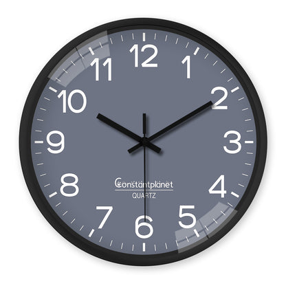 8-Inch Modern Wall Clock Silent Non-Ticking Battery Operated
