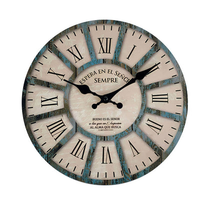 Vintage Series Traces Of Time MDF Plywood Wall Clock