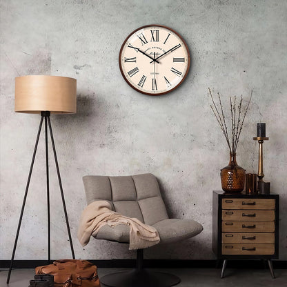 Minimalist Series Classic Pine Wood Wall Clock