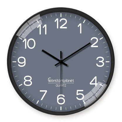 Modern Wall Clock Silent Non-ticking Battery Operated