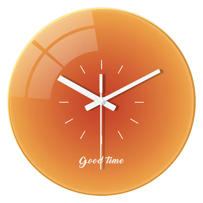 Minimalist Series Sunset Tempered Glass Wall Clock