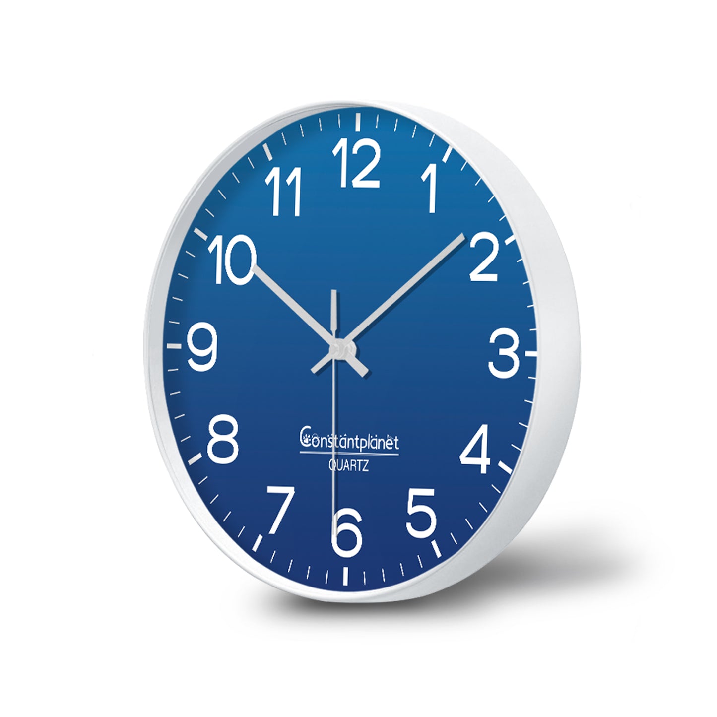 Modern 8 Inch Wall Clocks Battery Operated Small Classic Clocks Silent Non-Ticking - Analog for Office, Kitchen, Bedroom, School, Living Room